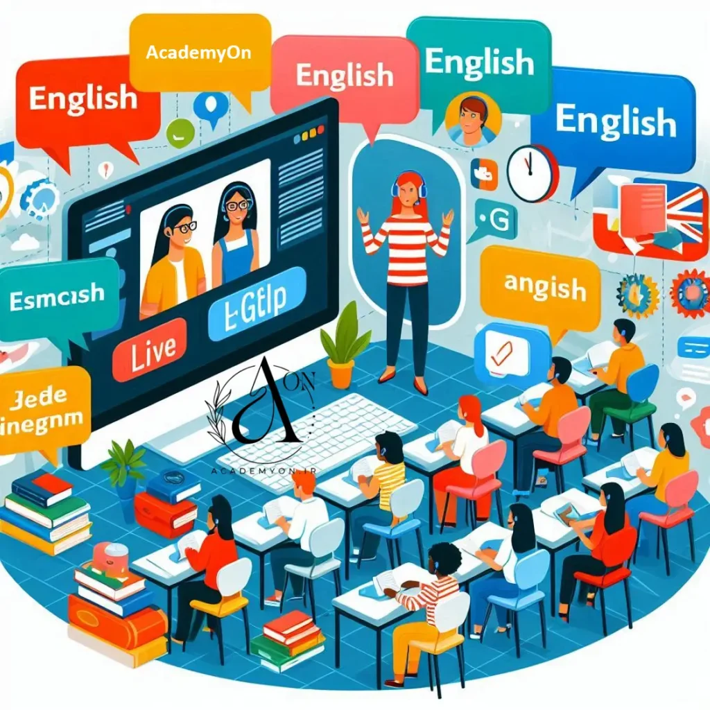 کلاس های گروهی زبان انگلیسی اینترنتی