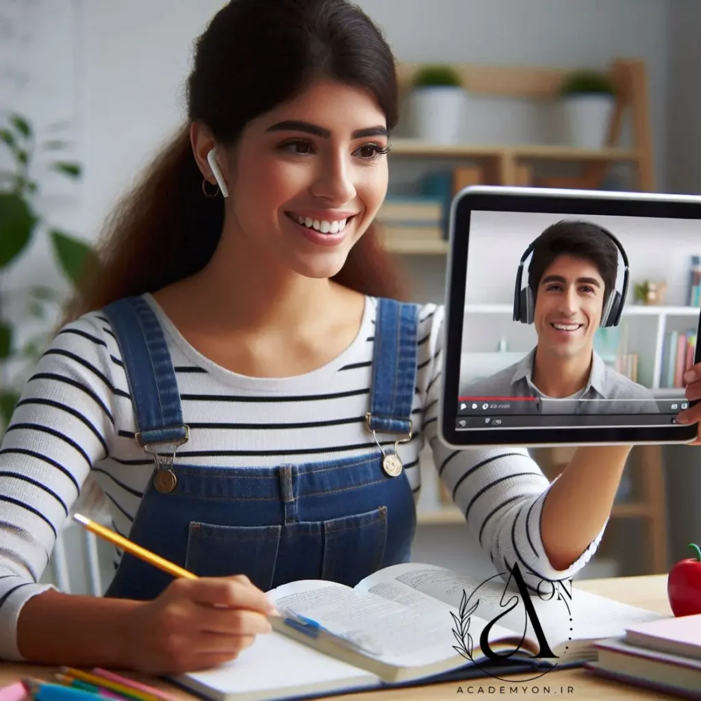 استفاده از ویدیوهای آموزشی زبان انگلیسی