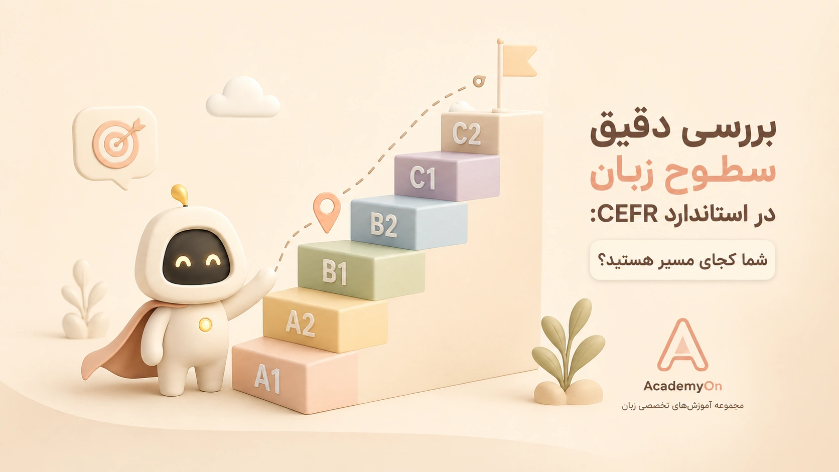 اپلیکیشن آموزش زبان انگلیسی آکادمی‌آن با پشتیبانی هوش مصنوعی