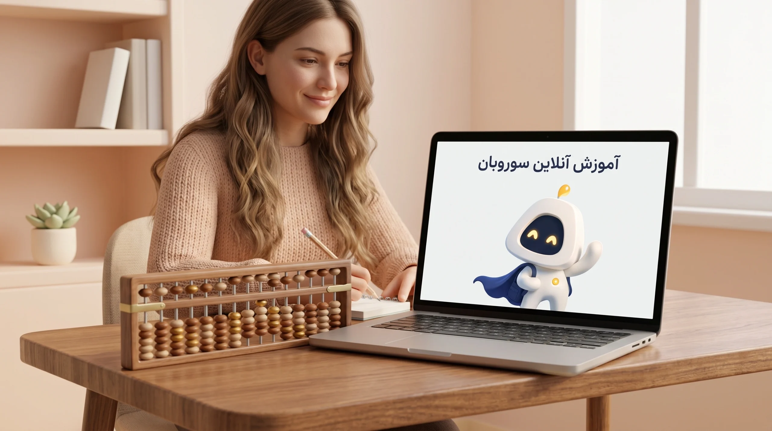 محیط تعاملی آموزش آنلاین چرتکه در آکادمی آن