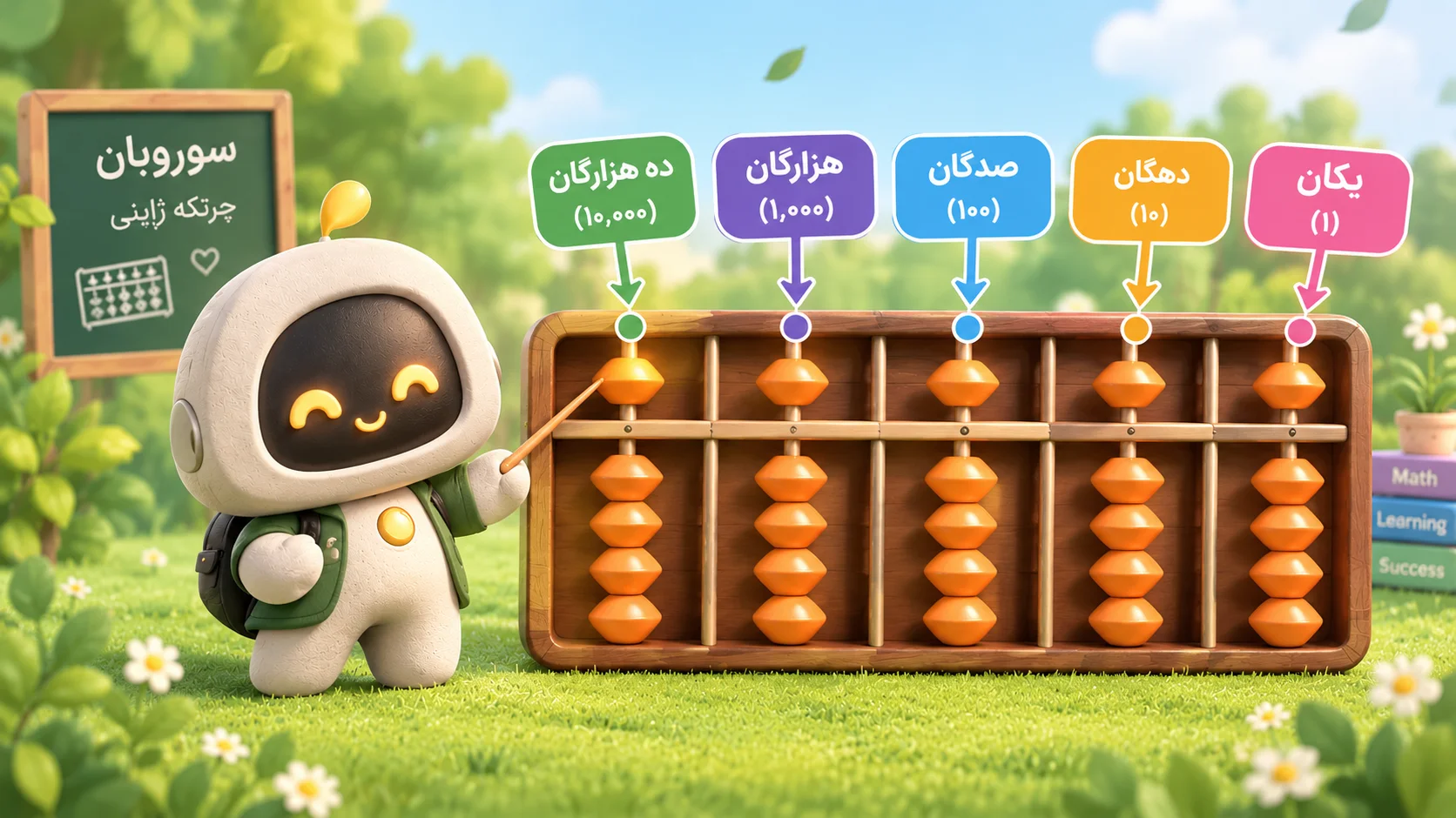 توضیح مفهوم ستون های سوروبان و ارزش مکانی توسط آنو